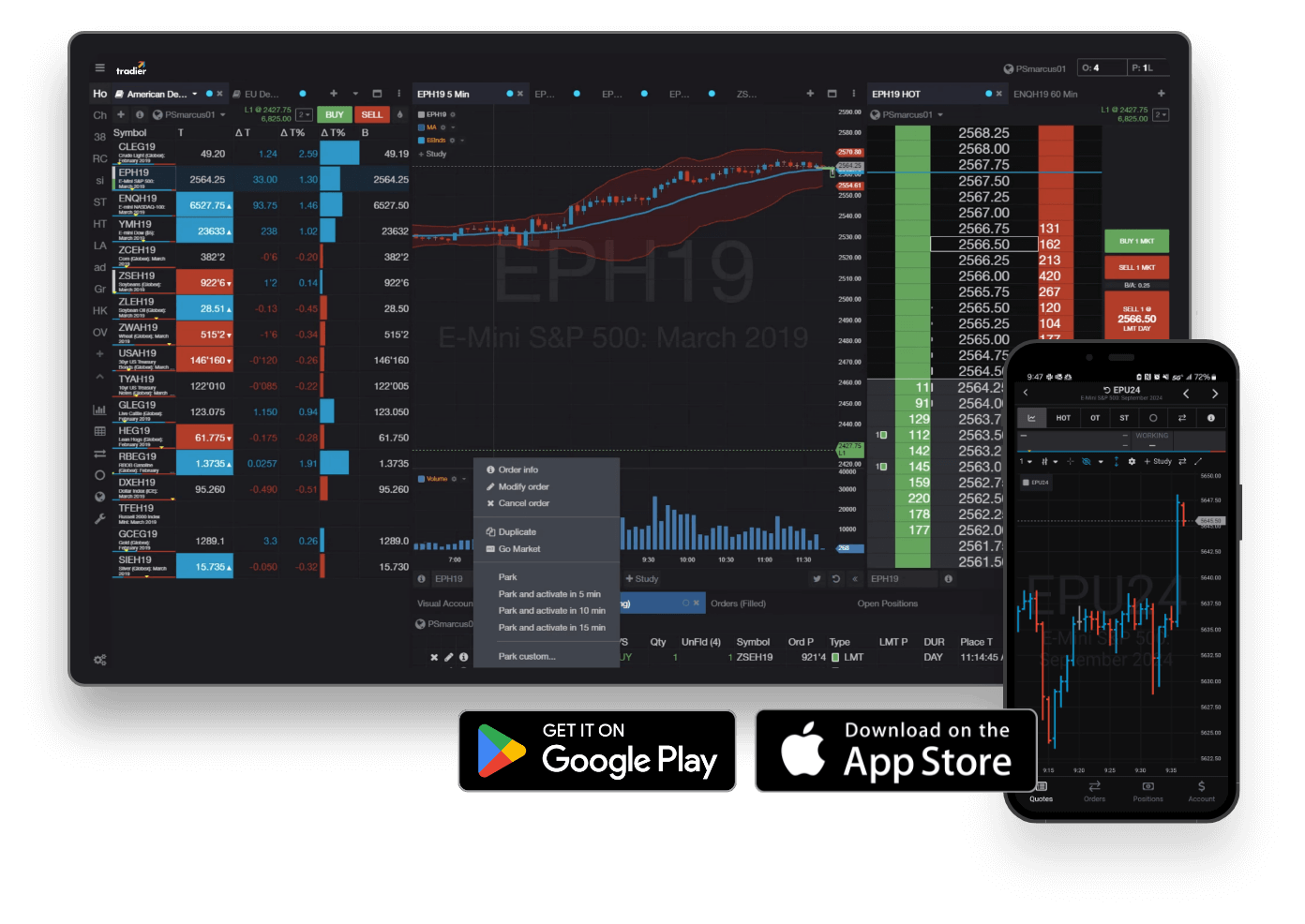 Tradier Futures